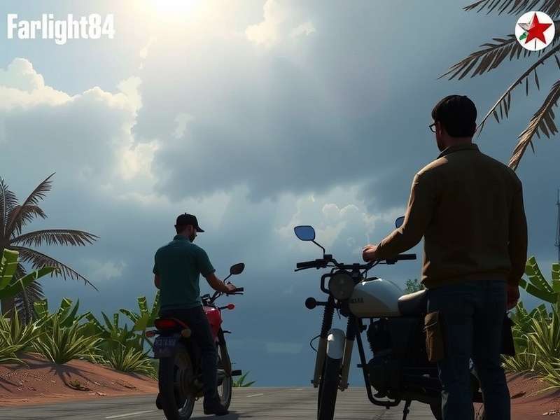 Farlight84 gameplay screenshot showing characters and vehicles